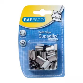 Rapesco RC4050SS 4-Hole Punch, Stainless Steel, 40 Sheets, 50 Pieces, 125 mm, 80 mm