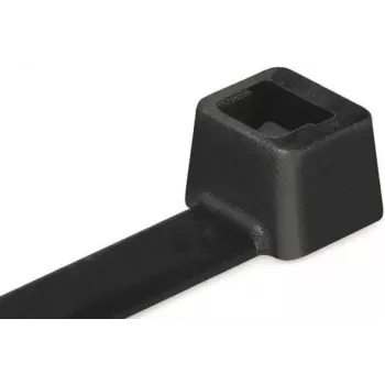 HellermannTyton UB200C-B-PA66-BK Opaska kablowa 200x4,6 mm czarna (opakowanie 100 szt.)