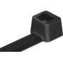 HellermannTyton UB200C-B-PA66-BK Opaska kablowa 200x4,6 mm czarna (opakowanie 100 szt.)