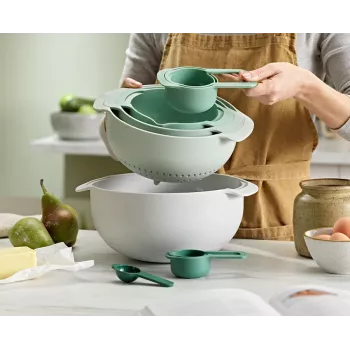 Joseph Joseph Nest 9 Plus zestaw 9-częściowy, Sage (40112)