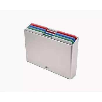 Zestaw desek do krojenia Joseph Joseph Folio Steel L, 4 deski, srebrny