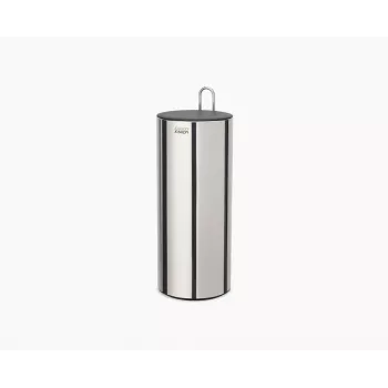 Joseph Joseph EasyStore Luxe Stalowy Uchwyt na Papier Toaletowy z Ukrytym Przechowywaniem