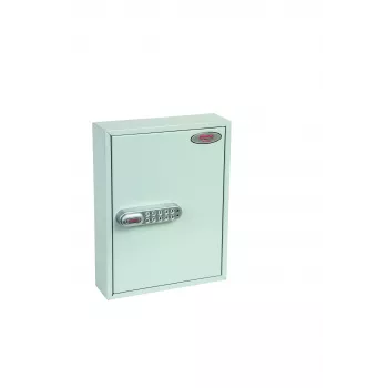 Szafka na klucze Phoenix Safe KC0601E - Szary - 42 haczyki - Zamek elektroniczny - Montaż ścienny - 270 x 80 x 350 mm