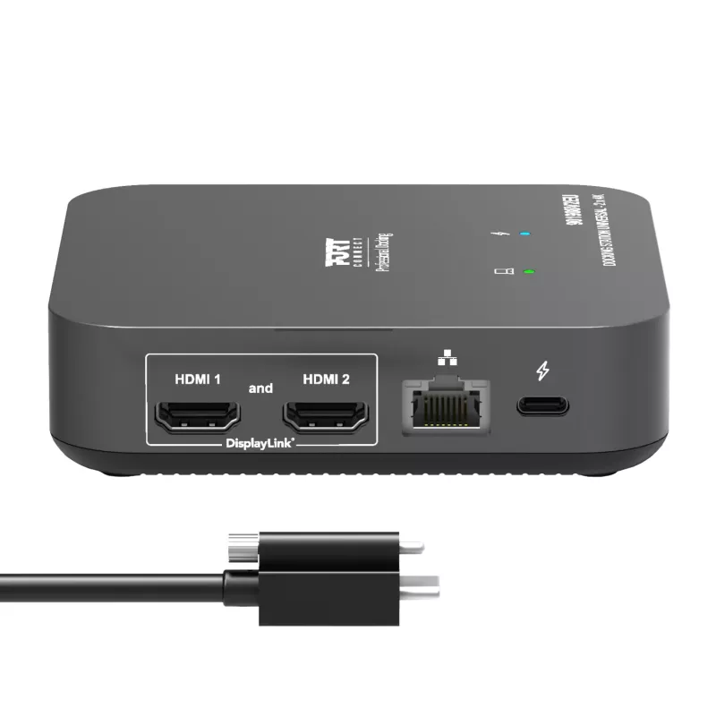PORT Designs Universal Docking Station - 2 x 4K 2 HDMI z zasilaczem - EU
