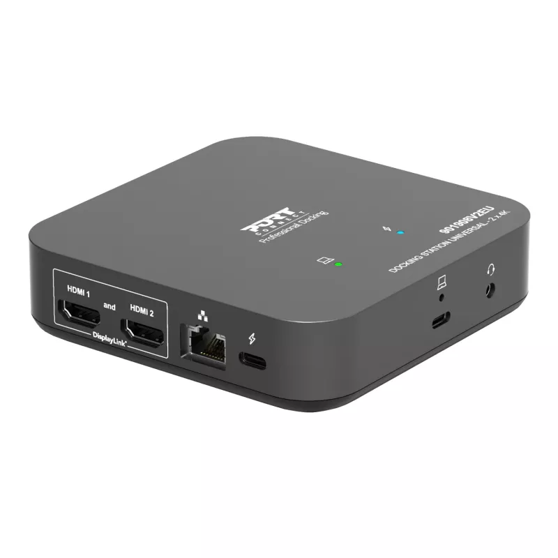 PORT Designs Universal Docking Station - 2 x 4K 2 HDMI z zasilaczem - EU