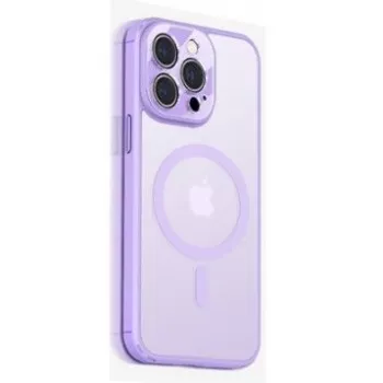 Evelatus Apple iPhone 14 Pro Max Hybrid Case z MagSafe i Ochroną Aparatu PC+TPU Fioletowy