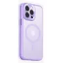 Evelatus Apple iPhone 14 Pro Max Hybrid Case z MagSafe i Ochroną Aparatu PC+TPU Fioletowy