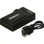 Duracell DRP5958 USB Indoor Battery Charger do Panasonic DMW-BNB9E - Czarny - 5V