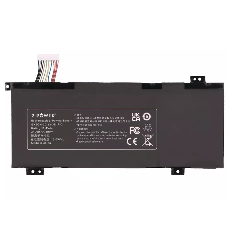 2-POWER Medion Erazer X15803 Main Battery Pack - Bateria - 3400 mAh