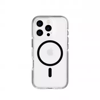 Tech21 EvoCrystal MagSafe Case do iPhone 16 Pro Czarny – przezroczysta ochrona 15x norma wojskowa upadek z 4,9 m