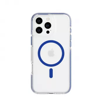 Tech21 EvoCrystal MagSafe Case do iPhone 16 Pro Max Niebieski Przezroczysty