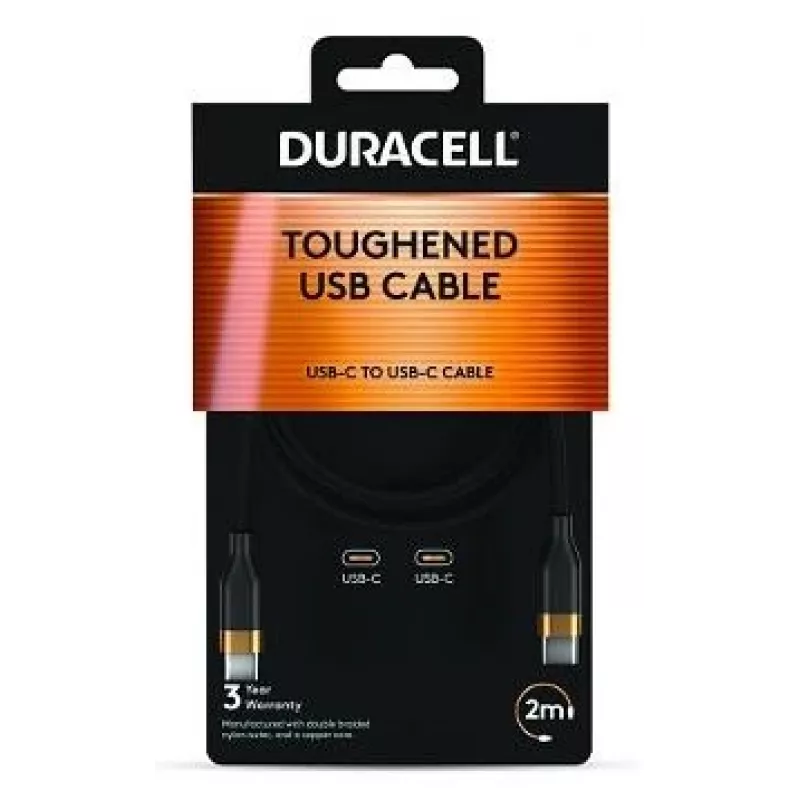 2-Power 2m USB-C do USB-C Kabel 60W PD Szybkie Ładowanie i Synchronizacja Danych - Czarny