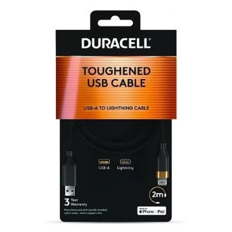 2-Power 2m USB-A do Lightning Kabel - Czarny