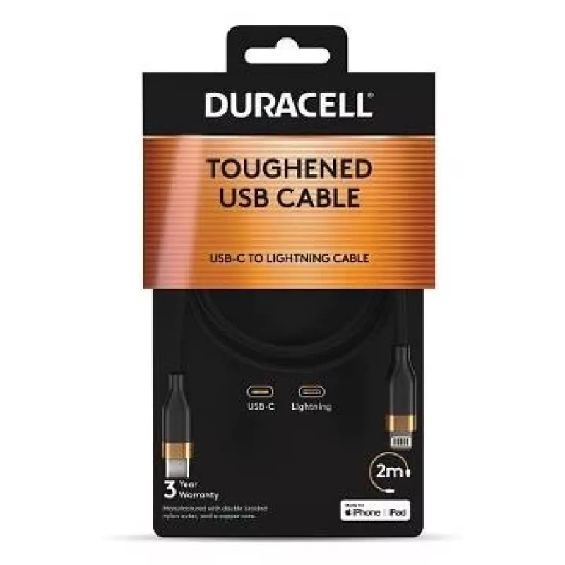 2-POWER 2m USB-C do Lightning Kabel - Biały - Certyfikat MFi - 60W PD