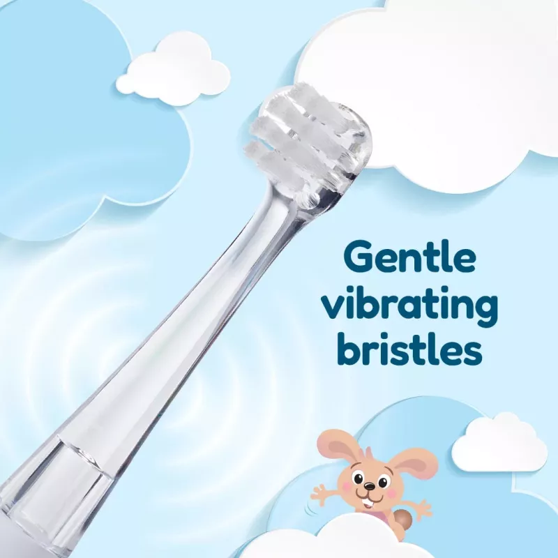 Brush-Baby BabySonic Wkłady szczoteczkowe 0-18 miesięcy 2 sztuki Biały