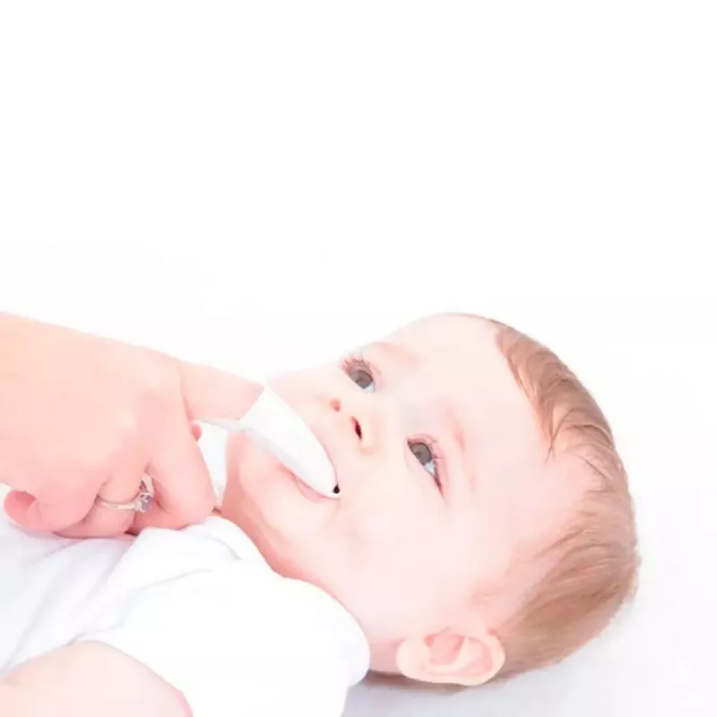 BRUSH BABY gaziki higieniczne z rumiankiem i ksylitolem do czyszczenia dziąseł 0–16 m, 20 szt.