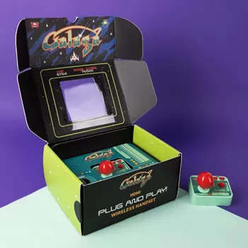 FIZZ CREATIONS Retro Arcade Galaga Plug & Play Wireless Console z 2 kontrolerami