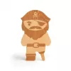OTOTO Pirate Board Deska do krojenia i zestaw noża