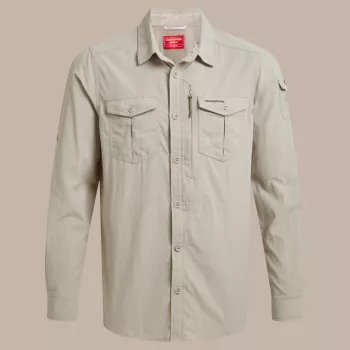 Craghoppers NosiLife Adventure LS Shirt III - Parchment - Rozmiar L