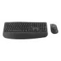 Logitech Signature Comfort Plus Combo MK880 for Business Bezprzewodowy Zestaw Klawiatury i Myszki Układ Wielkiej Brytanii Grafit