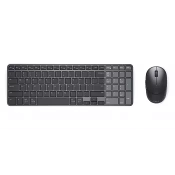 Dell Pro 7 Rechargeable Compact Keyboard and Mouse - KM746 - Estonian (QWERTY) - Titan Gray