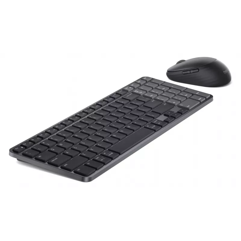 Dell Pro 7 Rechargeable Compact Keyboard and Mouse - KM746 - Russian (QWERTY) - Titan Gray