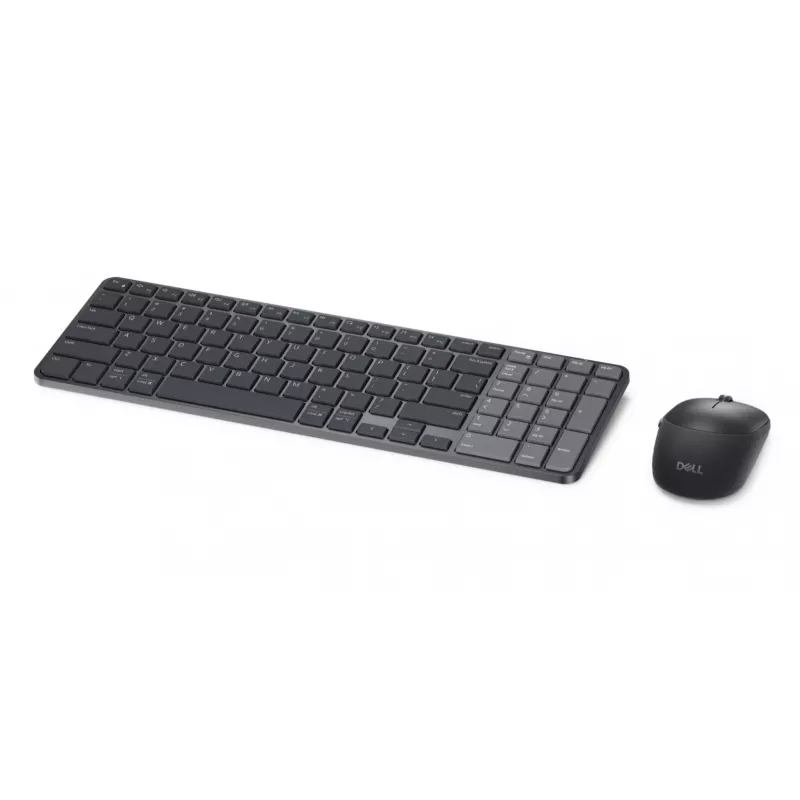 Dell Pro 7 Rechargeable Compact Keyboard and Mouse - KM746 - Lithuanian (QWERTY) - Titan Gray