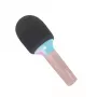 Mikrofon Bluetooth Kidywolf z Światłem Różowy