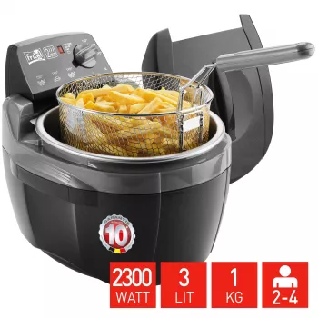 Fritel Turbo SF 4209 Frytkownica 3L 2.3kW Stal nierdzewna/Czarny