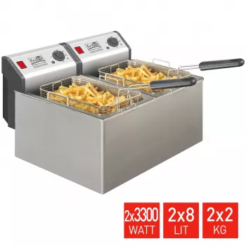 FRITEL Profesjonalna frytkownica 16 litrów 6.6kW stal nierdzewna