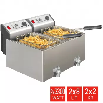FRITEL TURBO SF Frytkownica głębokotłuszczowa 16 litrów 6.6kW stal nierdzewna