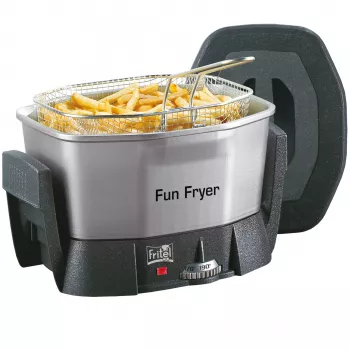 FRITEL Starter Frytkownica głębokotłuszczowa 1.5L 1400W Czarny/Szary/Srebrny