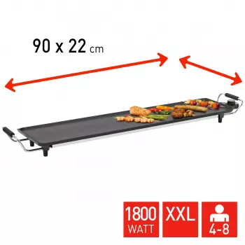 FRITEL Starter TY 1897 XXL Teppanyaki Grill 1800W Srebrny/Czarny