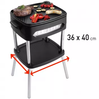 FRITEL Family BBQ 3256 Elektryczny Grill BBQ Czerwony/Czarny