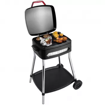 FRITEL Family BBQ 3278 Electric Barbecue Grill Red/Black