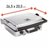 Fritel CW 3647 2 Waffle Maker 1600 W Grey, Silver