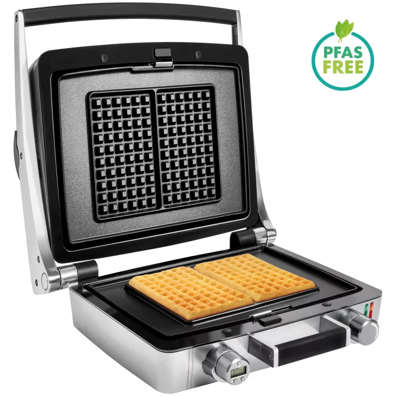 Fritel CW 3647 2 Waffle Maker 1600 W Grey, Silver