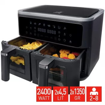 Fritel SnackTastic 8480 Frytkownica beztłuszczowa 2 x 4.5L