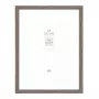 Deknudt S66KH3 P1 DIN A3 29.7x42 cm Drewniana Szara Rama do Obrazu z Białą Passepartout