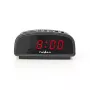 Nedis CLDK008BK LED Digital Alarm Clock with Snooze, Black