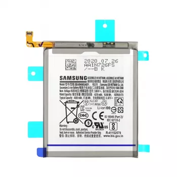 Zestaw wyświetlacza LCD z ramką do Samsung Galaxy Note 20 Ultra (GH82-23333A) - Mystic Black