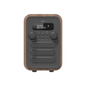 Denver DAB-48 DAB+ Radio Przenośne Szara Obudowa Drewniana