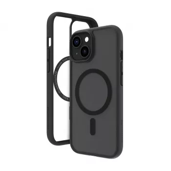 dbramante1928 Grenen Tylna Obudowa do Telefonu Komórkowego - Kompatybilna z MagSafe - Plastik z Recyklingu - Czarny - do Apple iPhone 15 Pro Max