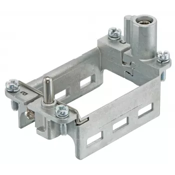 HARTING Han B Hinged Frame 10B Zinc Die-Cast Grey 09140100371