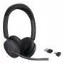 Yealink BH74 Teams Bezprzewodowy Zestaw Słuchawkowy z ANC, USB-C/A Dongle, Nauszny, Czarny