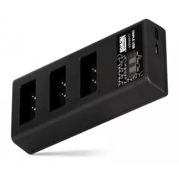 Newell CD-USB-C Ładowarka Trójkanałowa do Baterii Canon LP-E17
