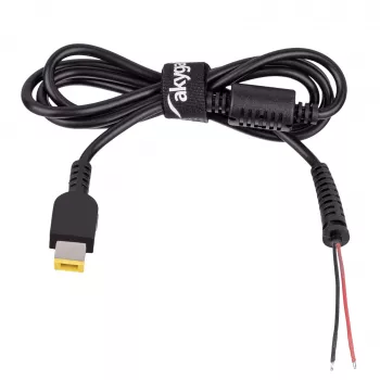 Akyga AK-SC-10 Slim Tip Przewód Zasilania DC do Ładowarki Laptopa, 1,2m, Czarny