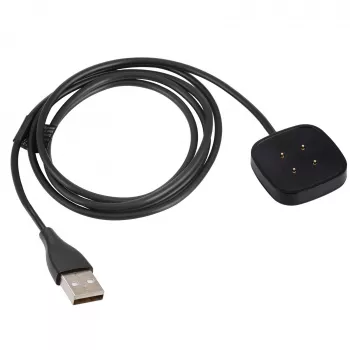 Akyga AK-SW-27 magnetyczny kabel USB do ładowania Fitbit Versa 3 / Sense, 1 m, czarny