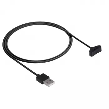 Magnetyczny kabel ładujący Akyga AK-SW-39 do Ticwatch Pro 3 GPS / E3, USB-A, 1 m, czarny