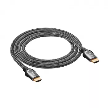 Akyga AK-HD-15S kabel HDMI 2.1, ekranowany, miedziany, w oplocie, 48 Gb/s, 8K@60Hz / 4K@120Hz, 1,5 m